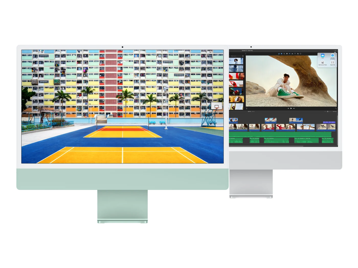 Apple iMac 24" 4.5K (2021) - M1 / 8GB RAM / 256GB SSD