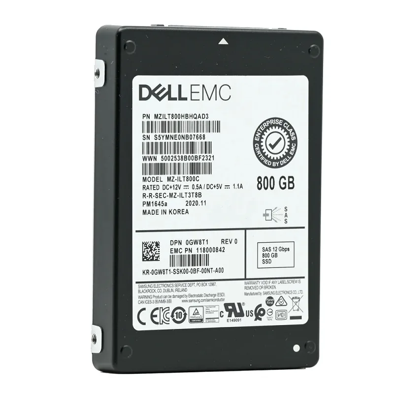 Dell EMC PM1645a 800GB SAS SSD 2.5"