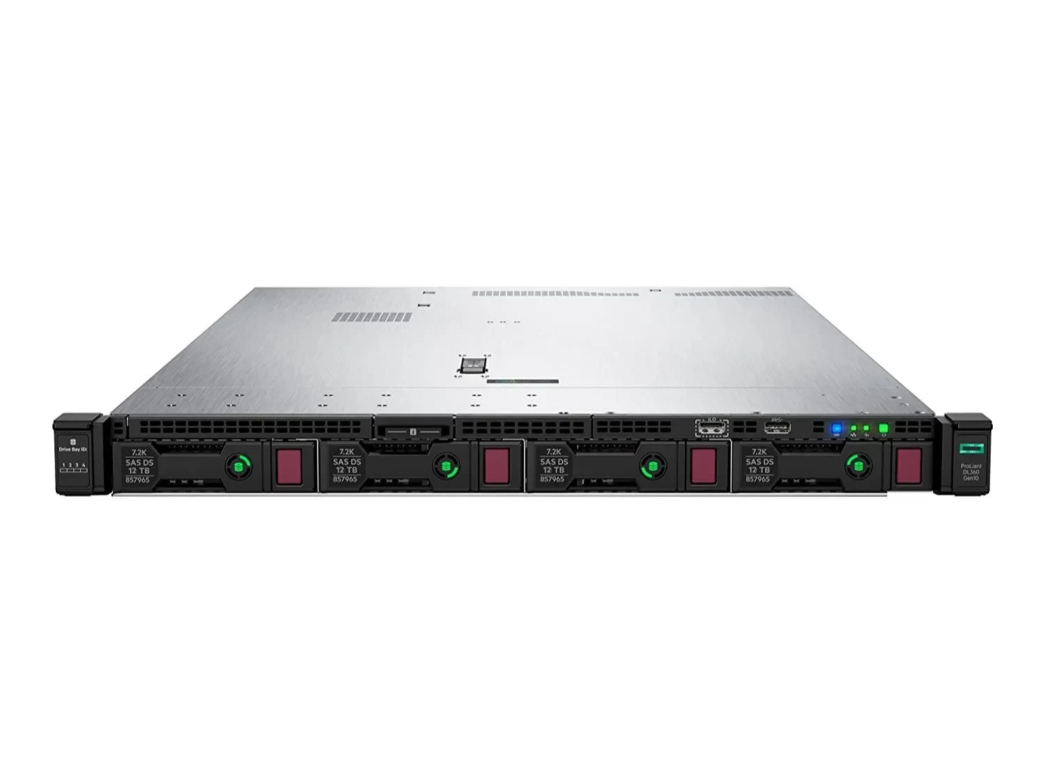 Server Storage HP DL360 Gen10 4x LFF — 2x Xeon Gold 5118 / 32GB / 4x 12TB SAS / 1TB NVMe