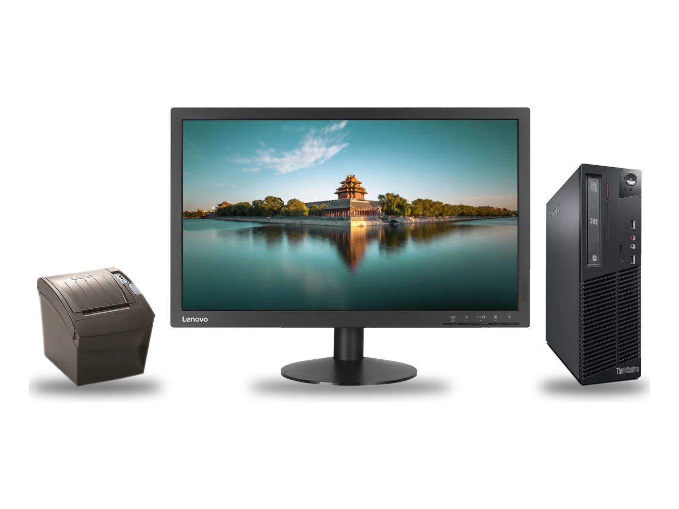 Set Fiskalizimi — Lenovo M73 G2020 / 8GB / 128GB SSD + Monitor 22" + Printer Bixolon SRP-350II