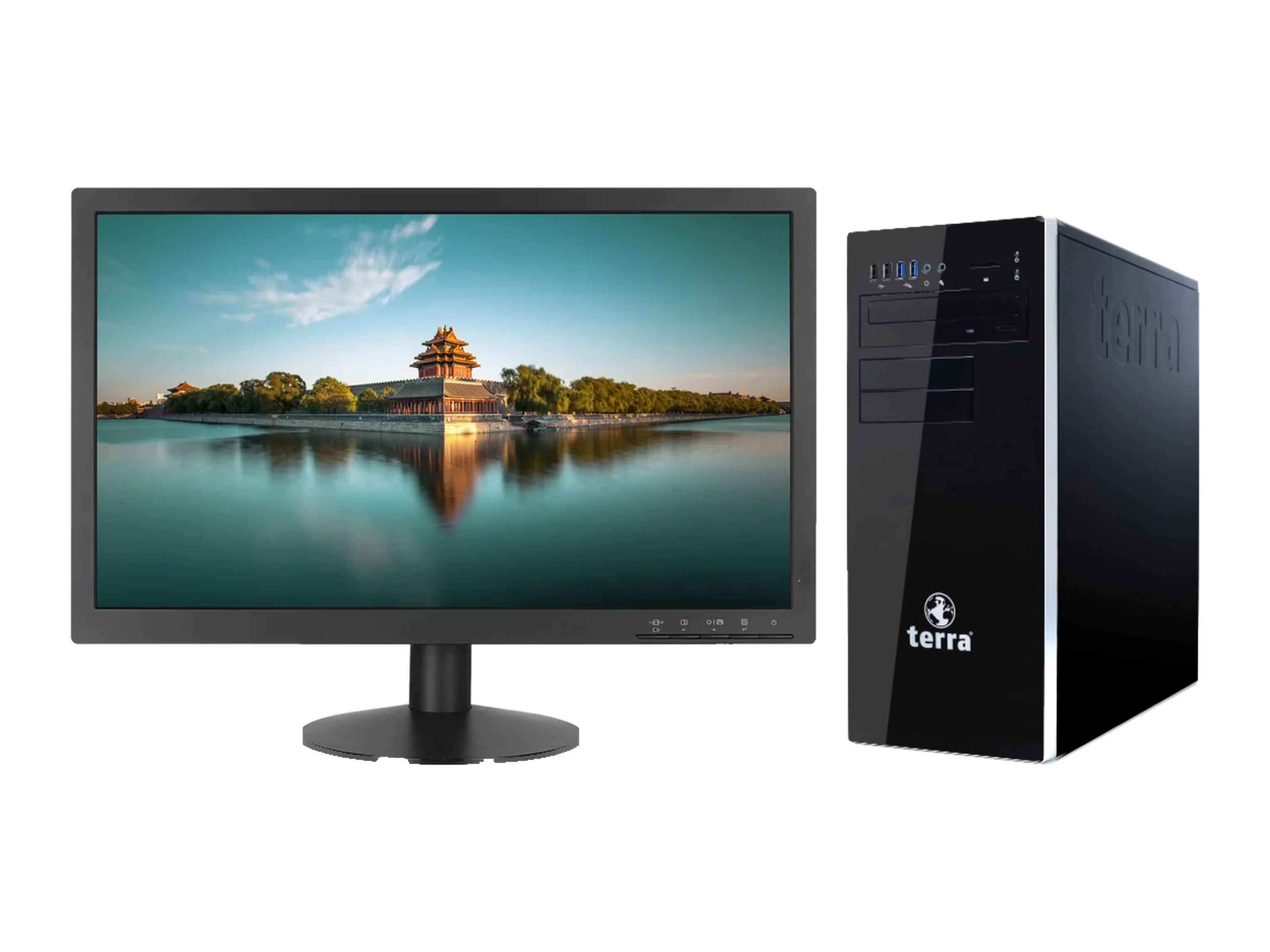 Set Kompjuterik — Terra PC i3-6100 / 8GB / 128GB SSD + Monitor 22"