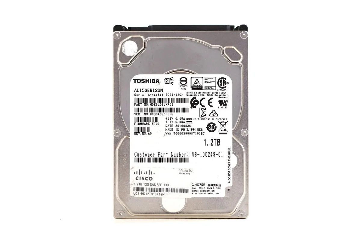Toshiba AL15SEB120N 1.2TB 10K SAS 2.5"